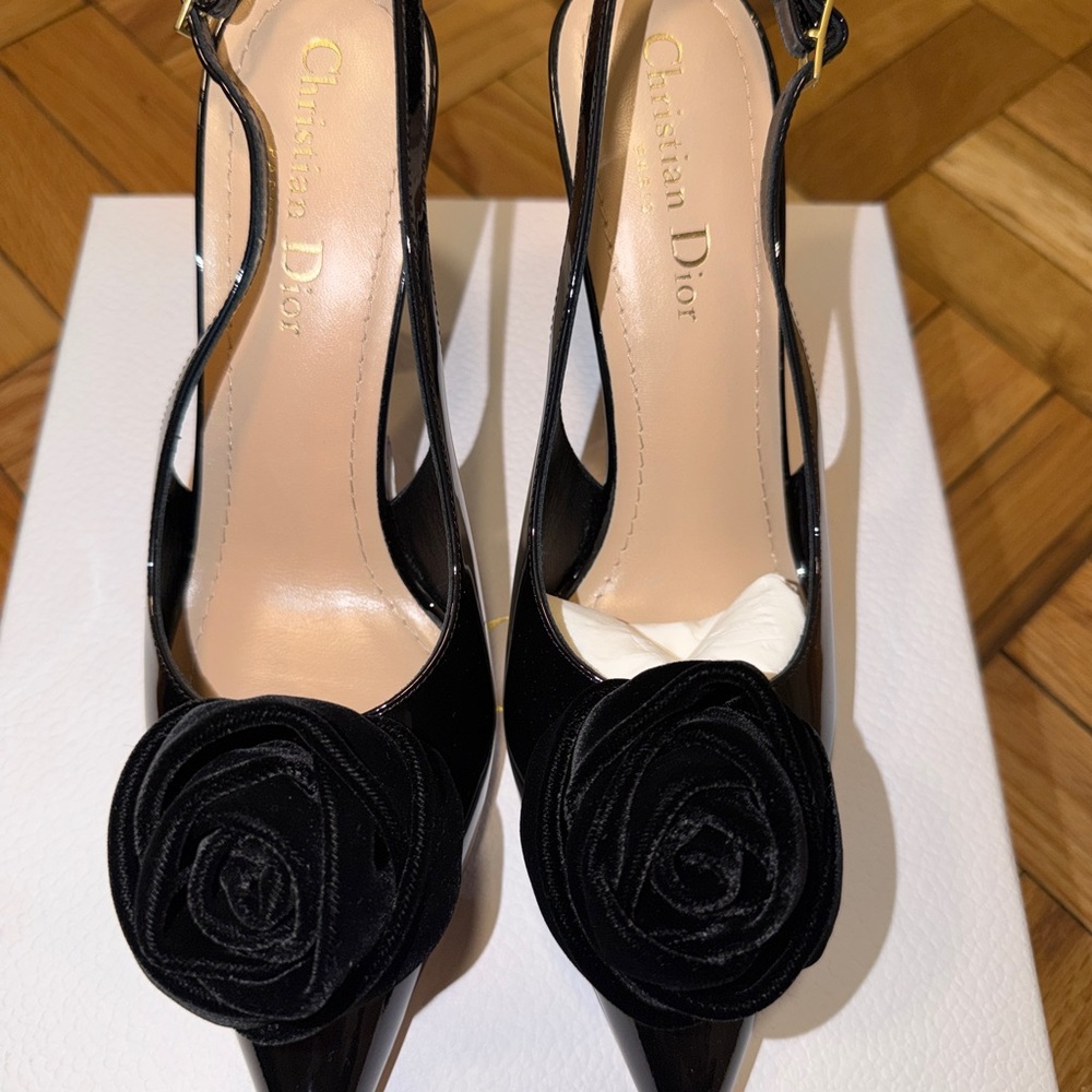 RARE Dior Rose Black Women's Shoes